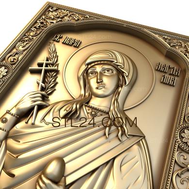 Иконы (Св. Мария Магдалина, IK_1471) 3D модель для ЧПУ станка